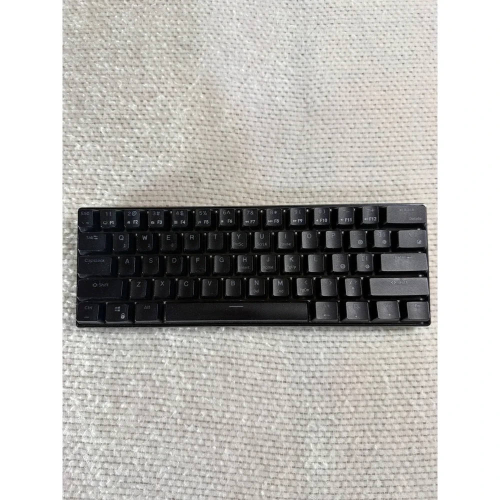 Royal Kludge RK61 Mechanical Keyboard Black 60% Wireless Bluetooth USB-C Gaming
